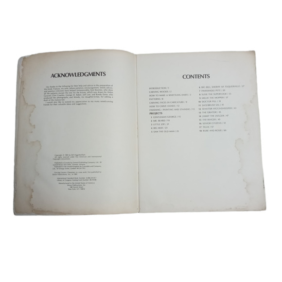 Carving Country Characters Step by Step Instructions Craft Book for 18 Projects - Picture 3 of 11